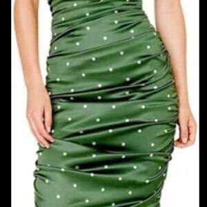 For Love And Lemons Paula Ruched Drawstring Dress